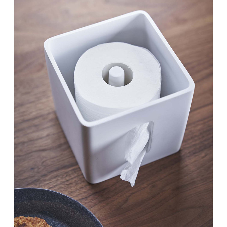 Rin Yamazaki Home Tissue Paper Case With Removable Wooden Lid Toilet Paper Or Paper Towel Storage